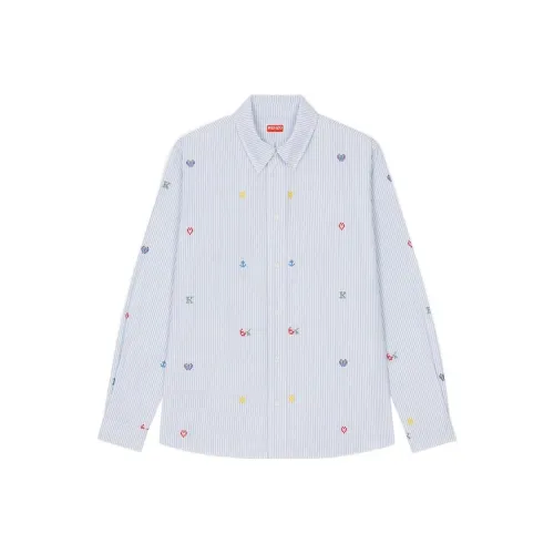 KENZO Синие Унисекс Рубашки