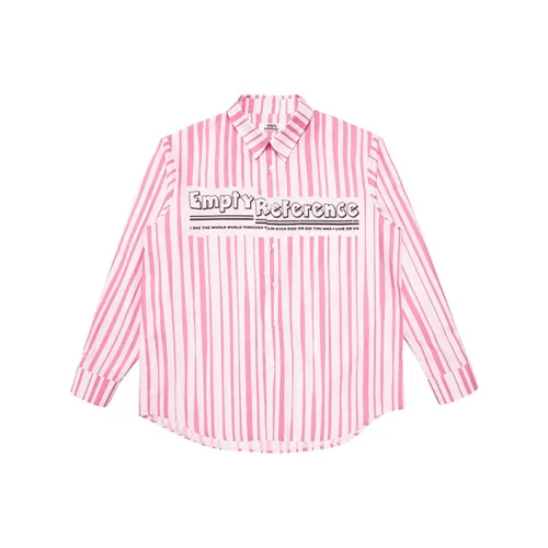 EMPTY REFERENCE Длинный рукав рубашка унисекс розовый