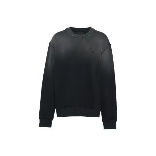 PRADA Мужские черные свитшоты