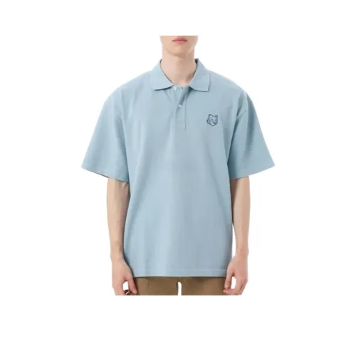Maison Kitsune FW24 Поло Мужское Blue