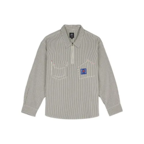 Brain Dead RAILROAD Work Рубашка Поло Унисекс Серый