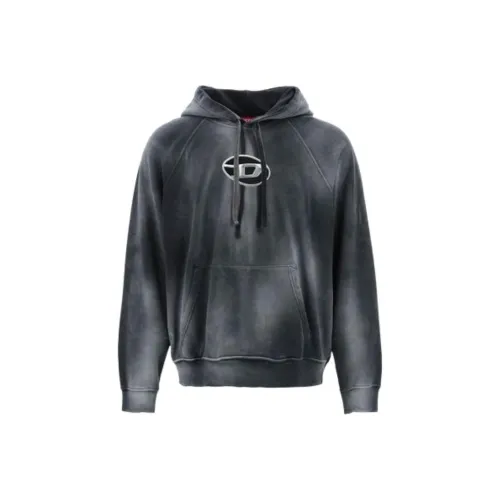 DIESEL Мужские черные свитшоты
