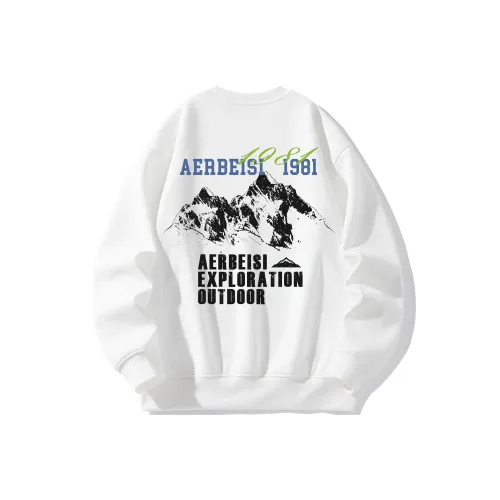 AERBEISI Белый Унисекс Свитшоты