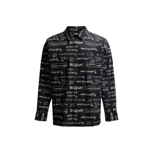 SEASON HIGH x BSQ Рубашка Мужская Агат Черный