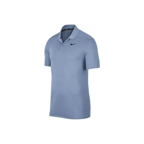 Nike Озерно-голубой Мужское Поло