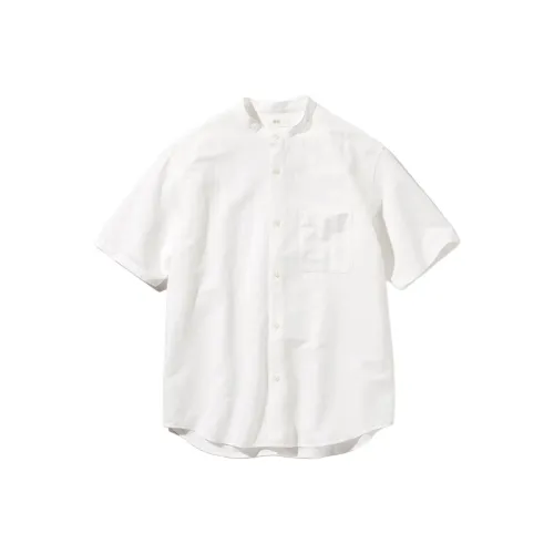 UNIQLO Белая унисекс рубашка