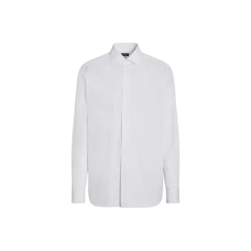 Ermenegildo Zegna Белые Мужские Рубашки