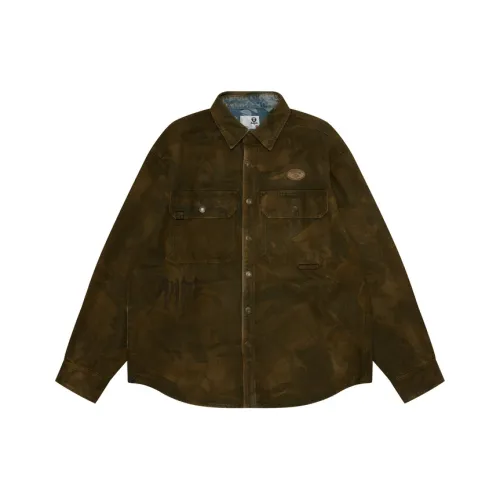 AAPE BWK/Коричневый Мужская Рубашка