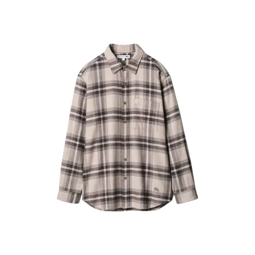 UNIQLO JWANDERSON Co Бренд 02 Светло-серый Унисекс Рубашки