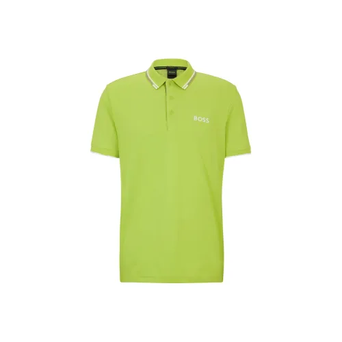 Hugo Boss Зеленая Мужская Поло