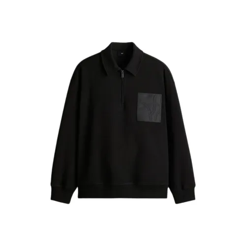 H&M Новогодний Черный Мужской Поло