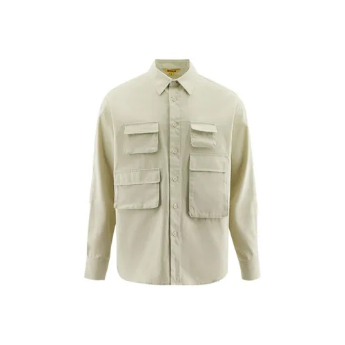 Кошка Светлый хаки Унисекс Рубашки