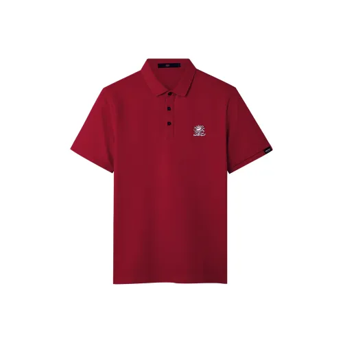 HLA Красный 63 Мужская Поло