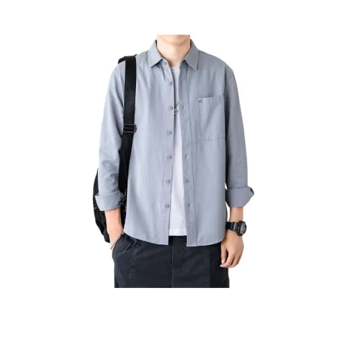 Duke car Синий Мужская Рубашка