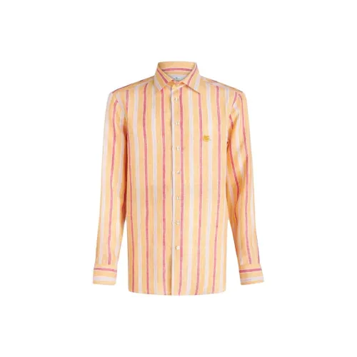 ETRO Orange Мужские Рубашки