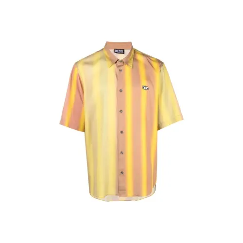 DIESEL Lemon Yellow Мужские Рубашки
