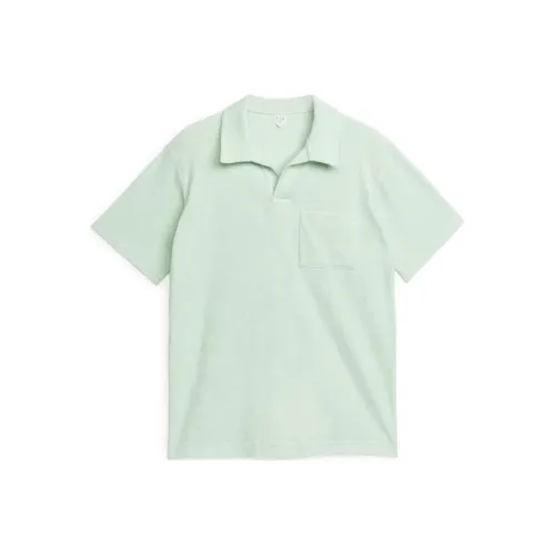 ARKET Мужская поло мятно-зеленого цвета