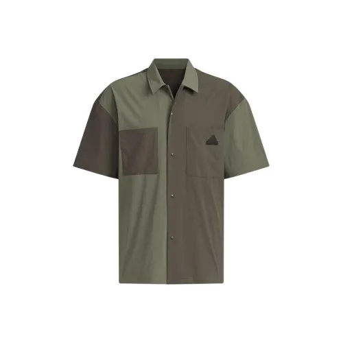 Adidas SS24 Рубашка Мужская Армейский Зеленый