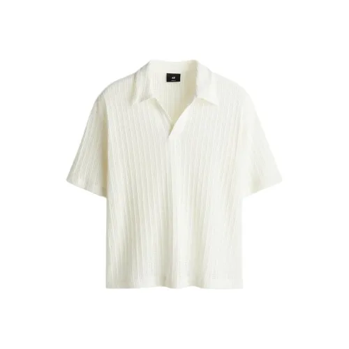 H&M Белые Мужские T-рубашки