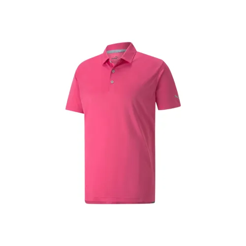 PUMA Поло Мужское Sunset Pink