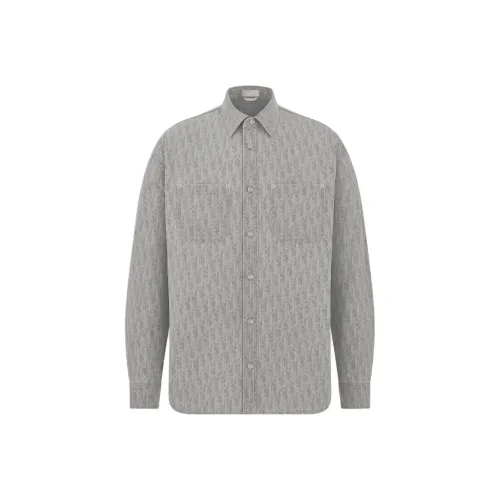 DIOR Серые Мужские Рубашки