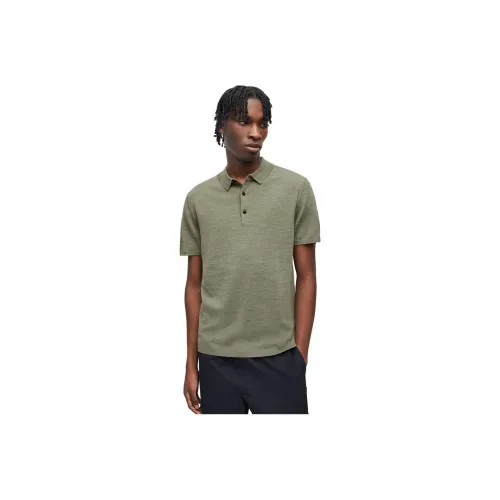 ALLSAINTS SAP Зеленый MARL Мужская Поло