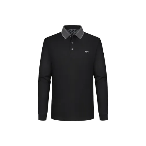 GY Goldlion Поло Мужское Черное