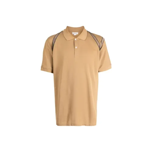 Alexander McQueen Light Brown Men's Polo  
Александр Маккуин Светлый Коричневый Мужское Поло