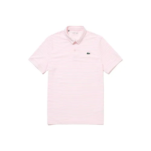LACOSTE Поло Мужское Светло-Розовое