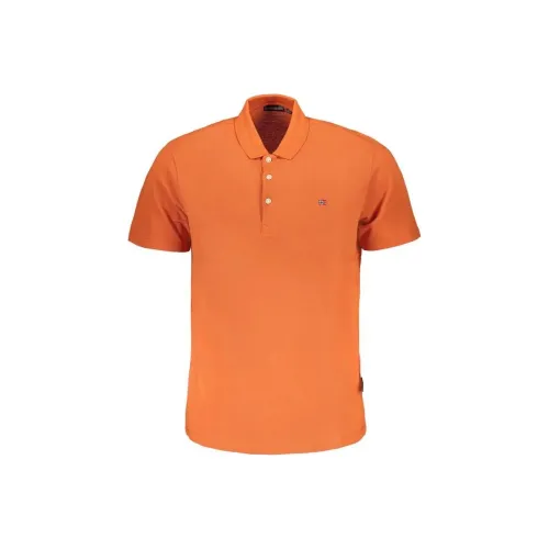 NAPAPIJRI Orange Мужская Рубашка Поло