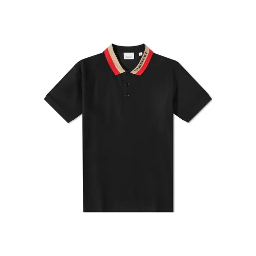 Burberry Поло Мужское Черное