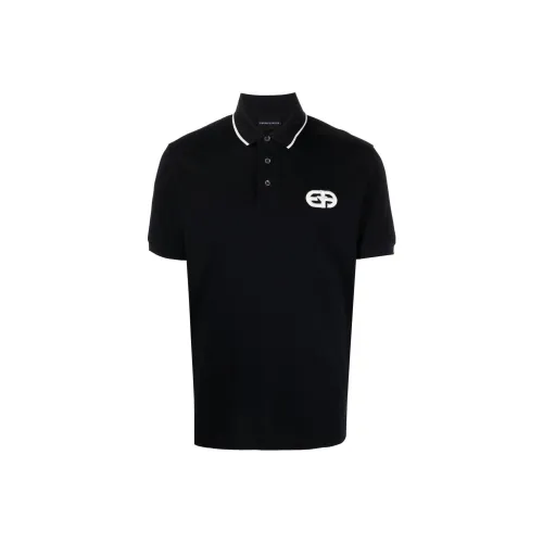 EMPORIO ARMANI FW22 Поло Мужское Черное