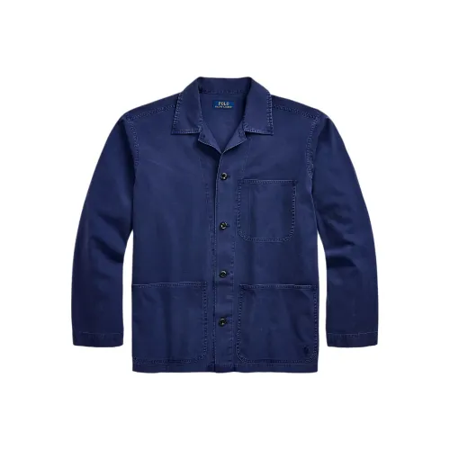 Polo Ralph Lauren FW24 Рубашка Мужская Морской Синий