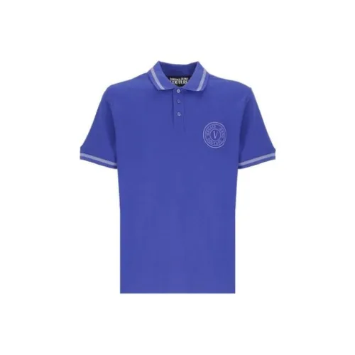VERSACE JEANS COUTURE Синий Мужской Поло