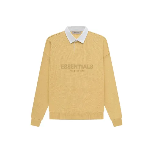 Fear Of God Essentials SS23 Поло Мужское Светло-Желтое