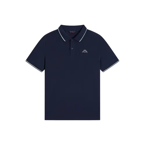 KAPPA 1916 Series Midnight Blue Black 906 Мужская Поло