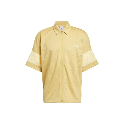 Adidas Originals Баскетбол SHOOTING Топ Рубашка Мужская Песочно-желтая