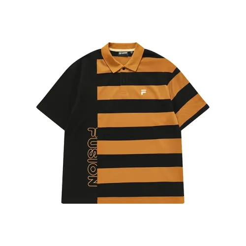 FILA FUSION INLINE Поло Мужское Темно-Черное