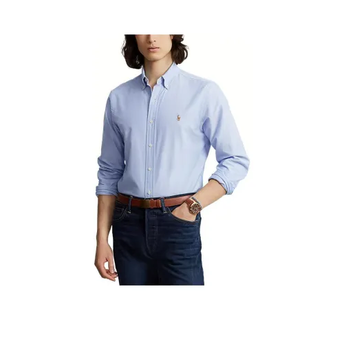 Polo Ralph Lauren Рубашка Мужская Светло-Синяя