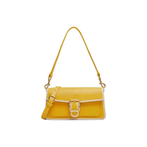 TATA Сумка через плечо из искусственной кожи маленькая женская желтая коричневая экрю