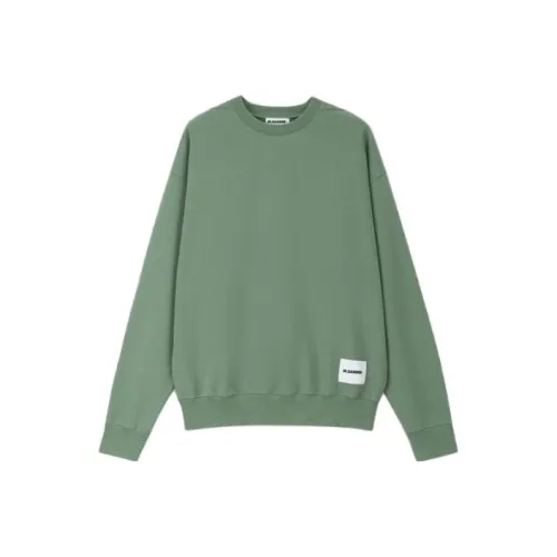 JIL SANDER Темный цвет Шалфейный Мужские Толстовки