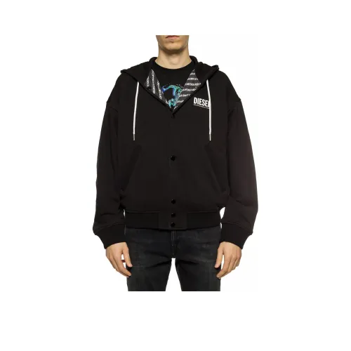 DIESEL Черные Мужские Свитшоты