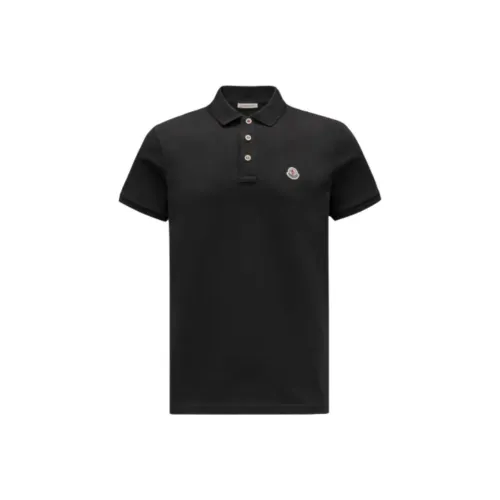 MONCLER Мужская черная поло