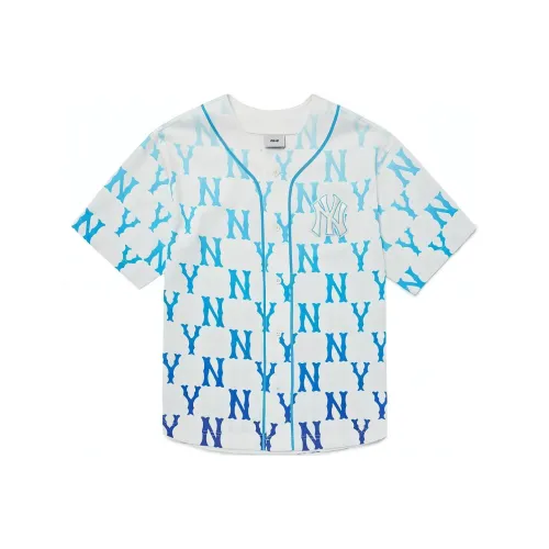 MLB Base Logo New York Yankees Рубашка Унисекс Белый