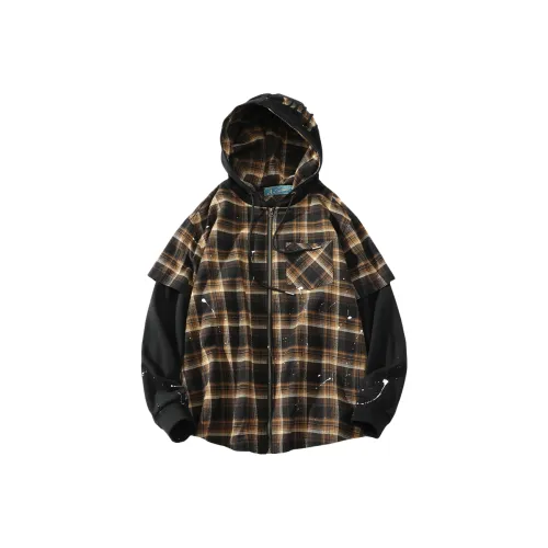 A SQUARE ROOT Рубашка Унисекс Желто-коричневый