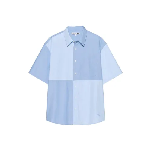 UNIQLO x JW Anderson SS23 Рубашка Мужская Светло-Синяя