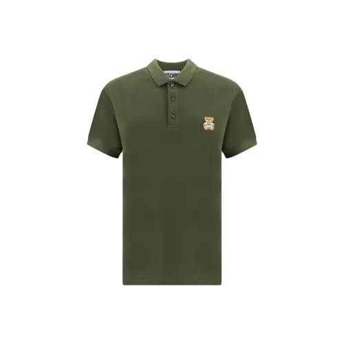 MOSCHINO Зеленая Мужская Поло