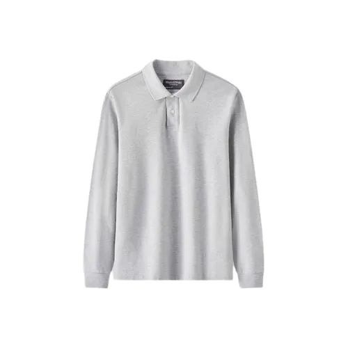 MARC OPOLO Поло Мужское Светло-Серое