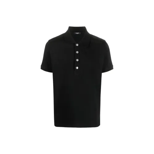 BALMAIN Мужская черная поло