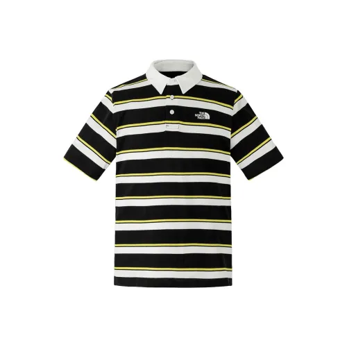 THE NORTH FACE Urban Exploration Поло Мужское Черное Белое Полосы
